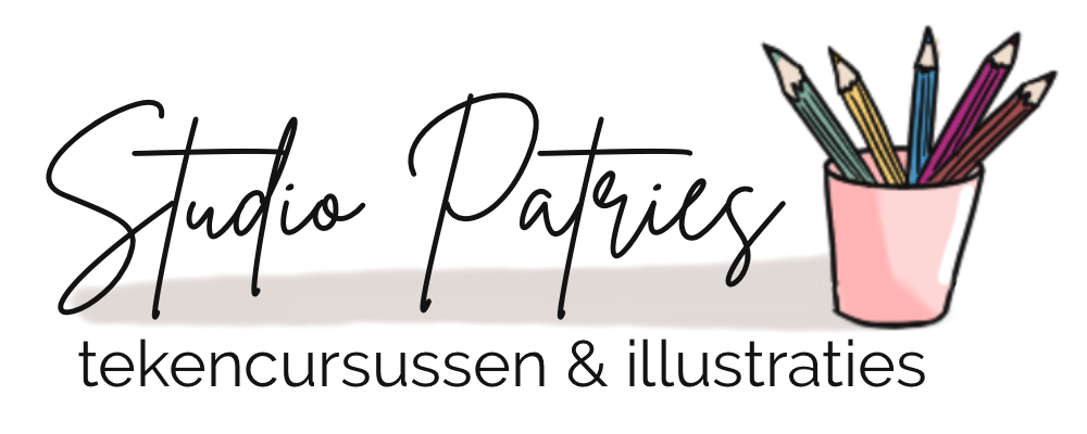 logo Studio Patries - illustraties -tekencursussen