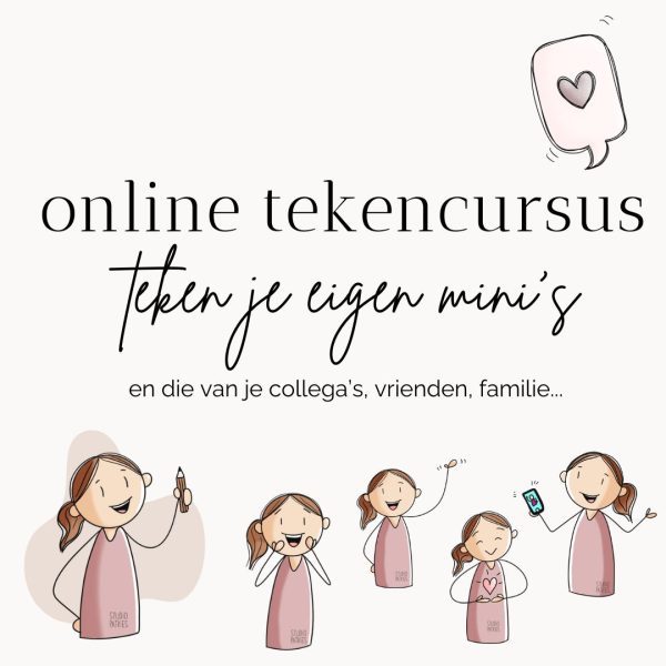 online tekencursus - jouw mini tekenen - Studio Patries