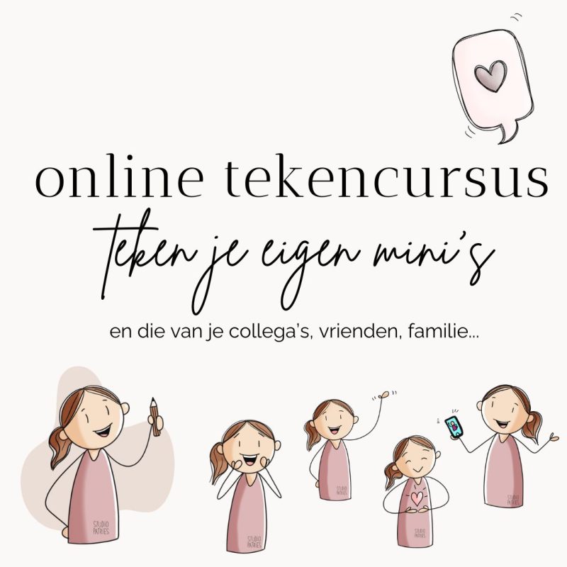 tekencursus, teken jouw mini-me